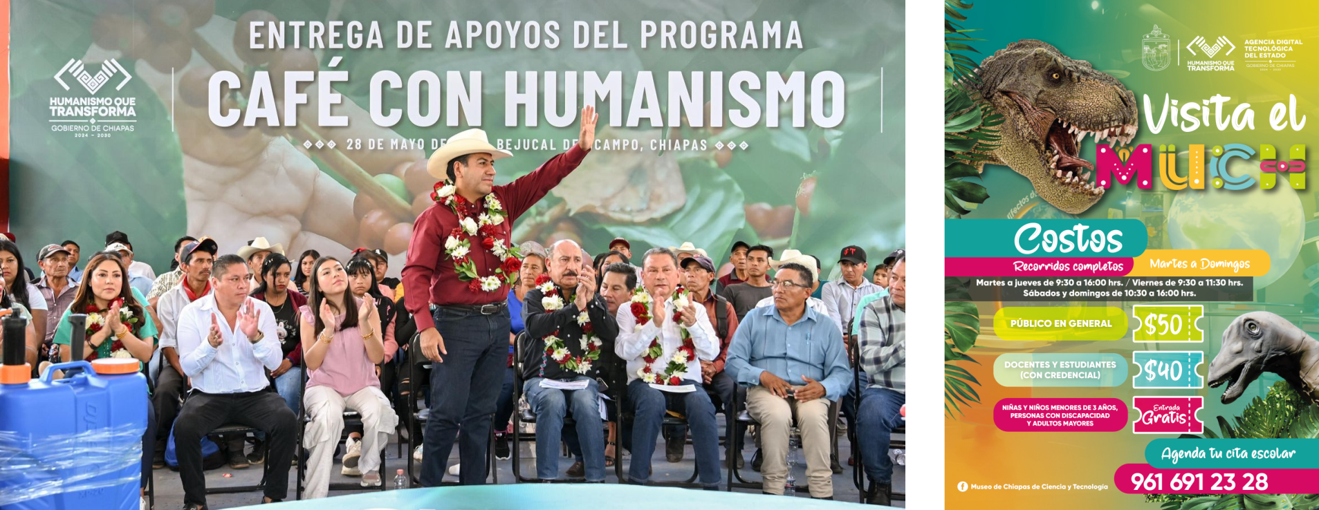 Eduardo Ramírez reafirma compromiso con la paz y la prosperidad en Bejucal de Ocampo y Amatenango de la Frontera