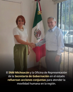 INM y Segob refuerzan coordinación migratoria en Michoacán rumbo al Mundial de Futbol