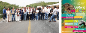 Eduardo Ramírez impulsa infraestructura educativa y carretera en Tzimol