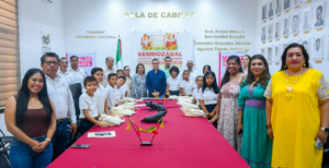 Niñas “ niños participan en Cabildo Infantil 2026 en Berriozábal