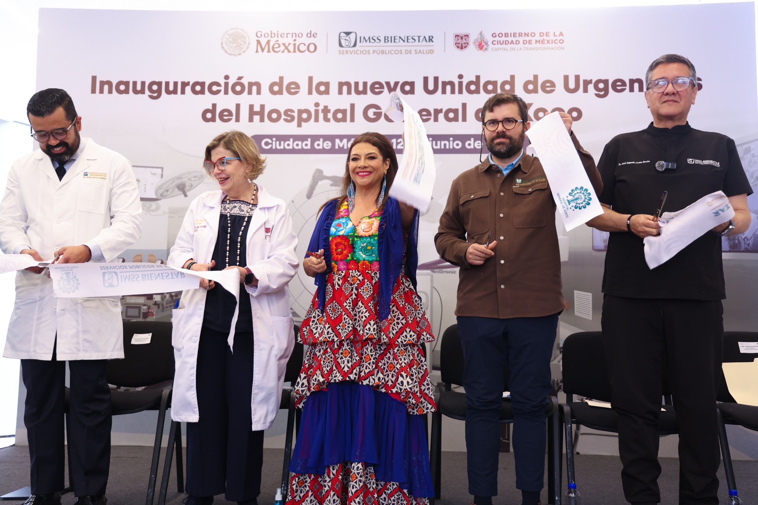 Clara Brugada entrega modernización integral del área de Urgencias del Hospital General Xoco