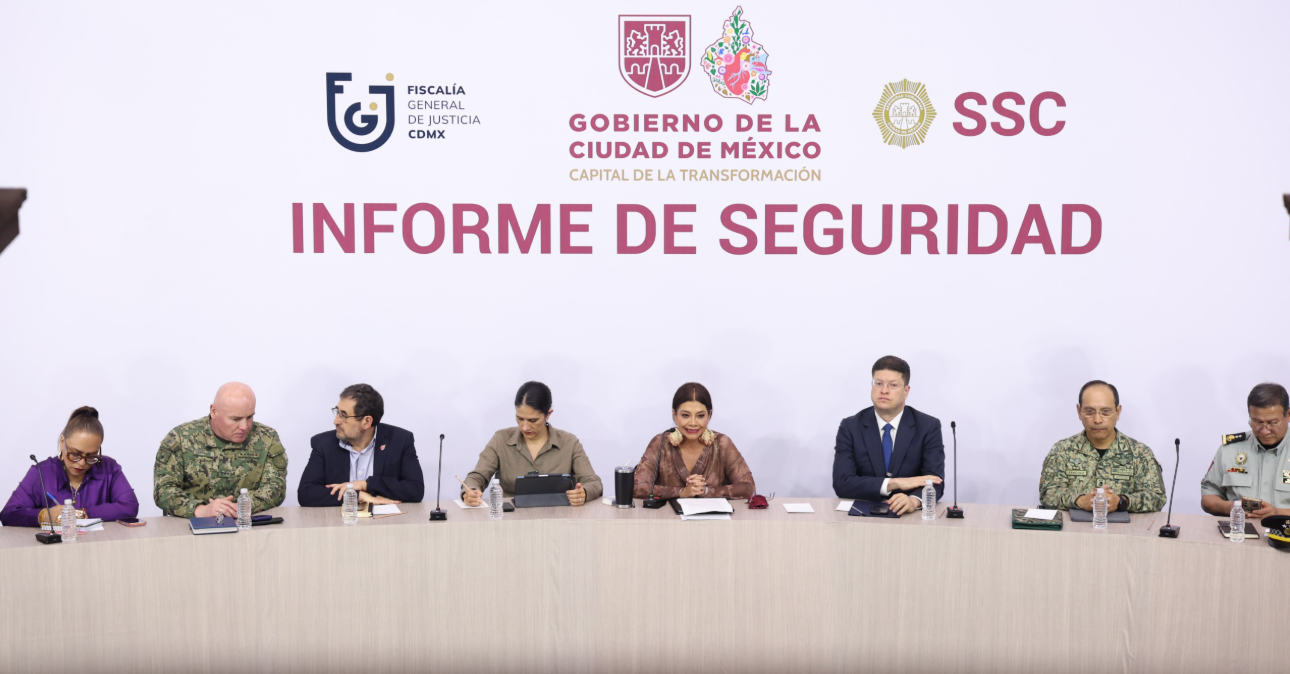 CDMX registra caída histórica en delitos de alto impacto y homicidios bajo nueva estrategia de seguridad