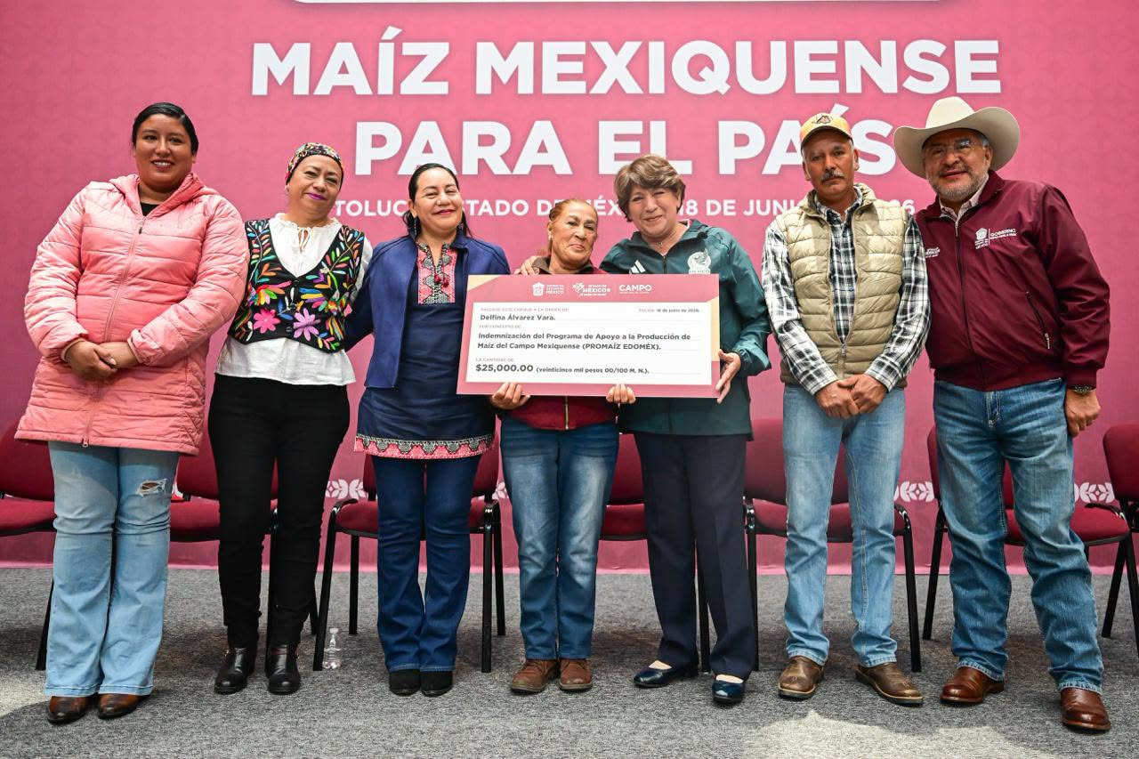 Delfina Gómez impulsa al campo mexiquense con apoyos integrales para productores de maíz