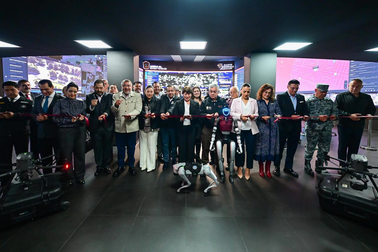 Delfina Gómez posiciona al Edoméx a la vanguardia en seguridad con modernización del C5 y equipamiento estratégico