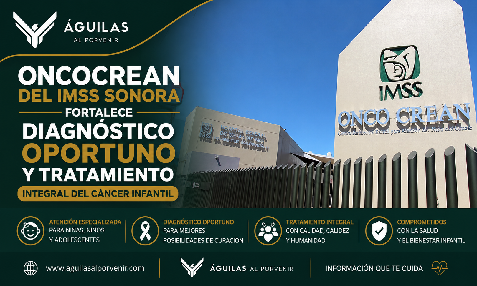 IMSS Sonora fortalece atención del cáncer infantil con diagnóstico oportuno y tratamiento integral