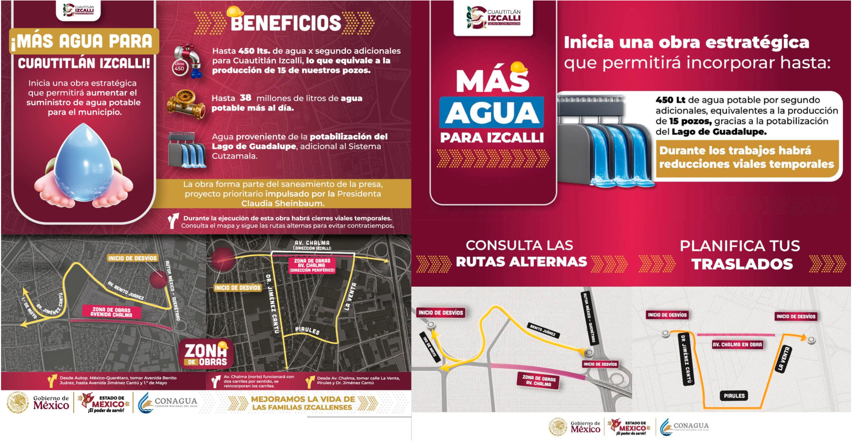 Más agua para el futuro: Cuautitlán Izcalli inicia obras para fortalecer el abastecimiento potable