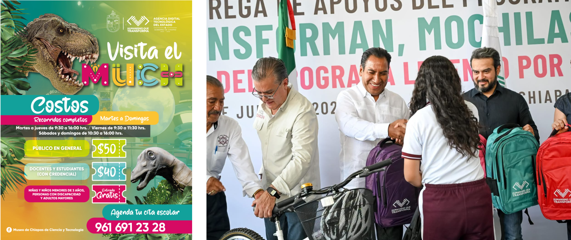 Con inversión en escuelas y apoyos a estudiantes, Eduardo Ramírez fortalece la educación en Chiapas