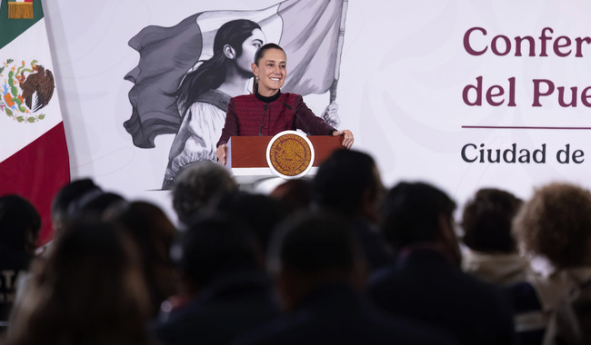 Obras contra inundaciones en el oriente del Edomex concluirán en julio, informa Claudia Sheinbaum