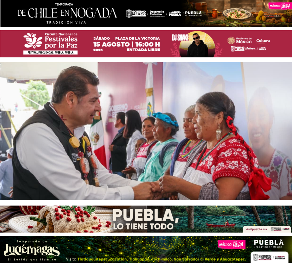 Puebla destina 2 mil 500 mdp para fortalecer el desarrollo y los derechos de pueblos originarios