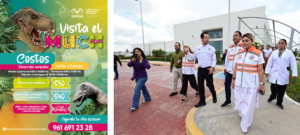 Eduardo Ramírez participa en el Segundo Simulacro Nacional desde la Clínica de la Mujer en Comitán