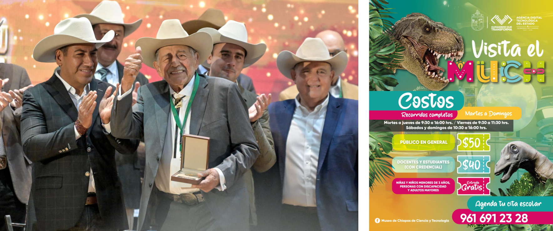 Eduardo Ramírez anuncia que Chiapas será sede de la Convención Nacional Ganadera 2027