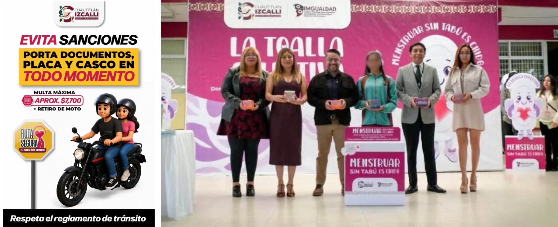 Daniel Serrano impulsa la menstruación digna con productos gratuitos en escuelas de Cuautitlán Izcalli