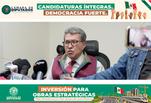 Ricardo Monreal prevé aprobar el Presupuesto 2027 del 9 al 13 de noviembre