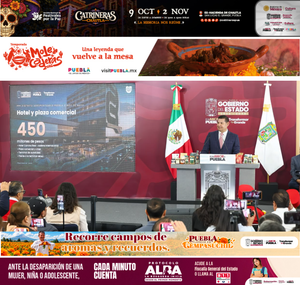 Alejandro Armenta impulsa polo de desarrollo en Huejotzingo con inversiones por 8 mil millones de pesos