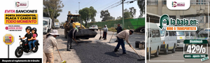 Daniel Serrano refuerza labores de bacheo en vialidades de Cuautitlán Izcalli